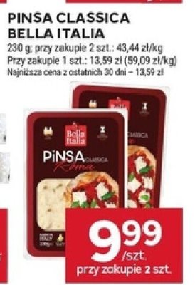 Pinsa Classica Bella Italia promocja w Stokrotka