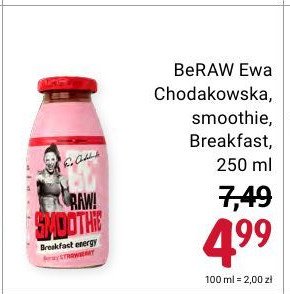 Smoothie breakfast energy Be raw! promocja