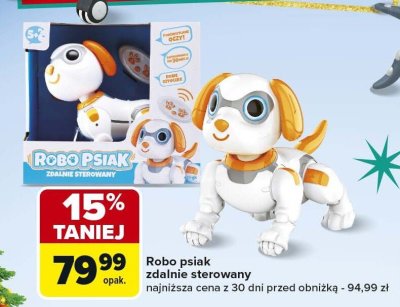 Robo psiak zdalnie sterowany promocja w Carrefour