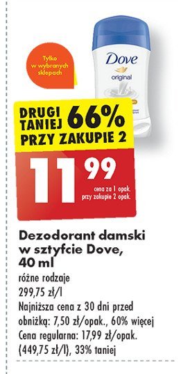 Dezodorant Dove promocja