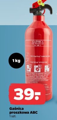 Gaśnica proszkowa ABC promocja w Netto