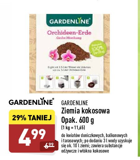 Ziemia kokosowa GARDEN LINE promocja