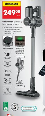 Odkurzacz pionowy bezprzewodowy Hoffen Expert promocja w Biedronka