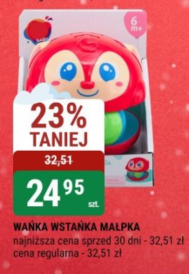 Wańka wstańka małpka promocja w bi1
