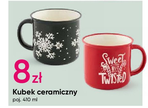 Kubek ceramiczny 410 ml promocja w Pepco