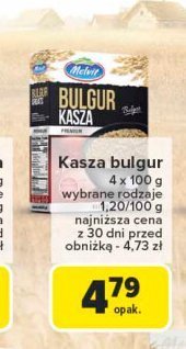 Kasza bulgur Melvit promocja w Carrefour