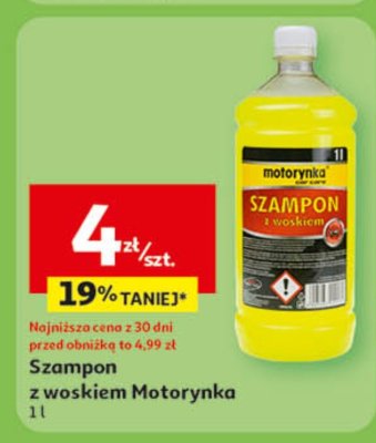 Szampon z woskiem Motorynka promocja w Auchan