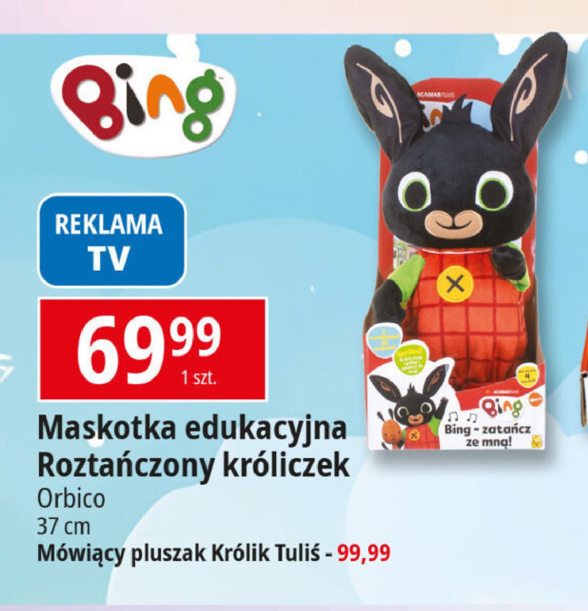 Bing rozta艅czony kr贸liczek Golden bear promocja