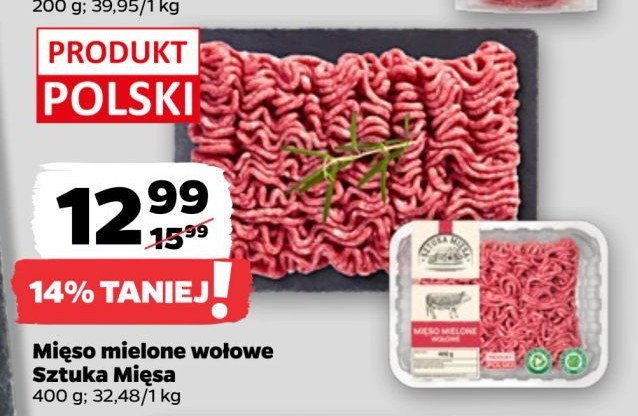 Mięso mielone wołowe promocja w Netto