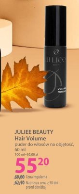 Puder do włosów na objętość JULIEE BEAUTY Hair Volume promocja w Hebe
