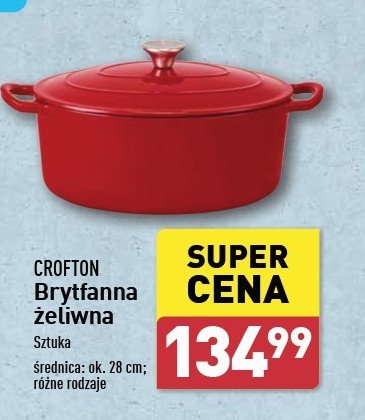 Brytfanna żeliwna 28 cm Crofton promocja w Aldi