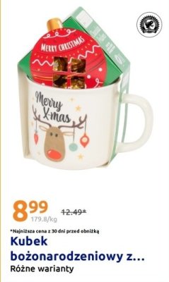 Kubek bożonarodzeniowy promocja w Action