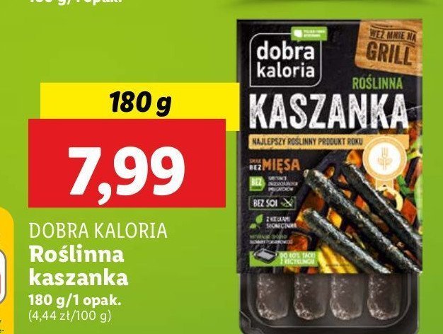 Kaszanka roślinna Dobra kaloria promocja