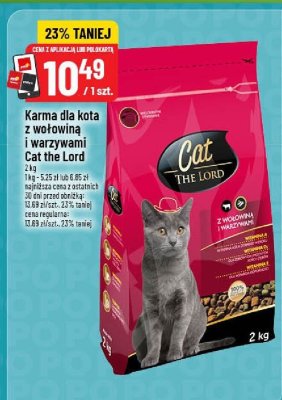 Karma dla kota z wołowiną i warzywami  promocja w POLOmarket