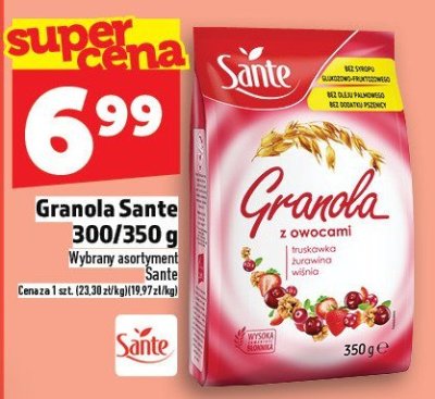 Granola Sante 300/350g promocja w TOPAZ