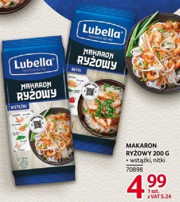 Makaron ryżowy Lubella 200g promocja w Selgros
