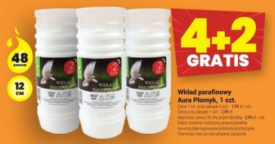 Wkład parafinowy Aura Płomyk, 1 szt. promocja w Twój Market