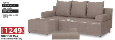 Narożnik MAX promocja w Merkury Market