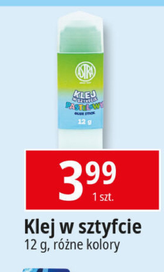 Klej pastelowy Astra promocja