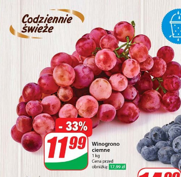 Winogrona ciemne promocja w Dino