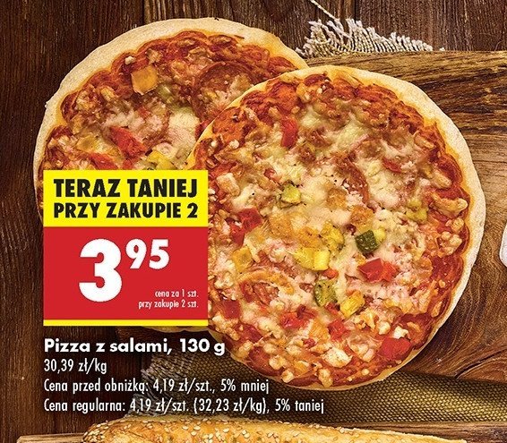 Pizza salami promocja