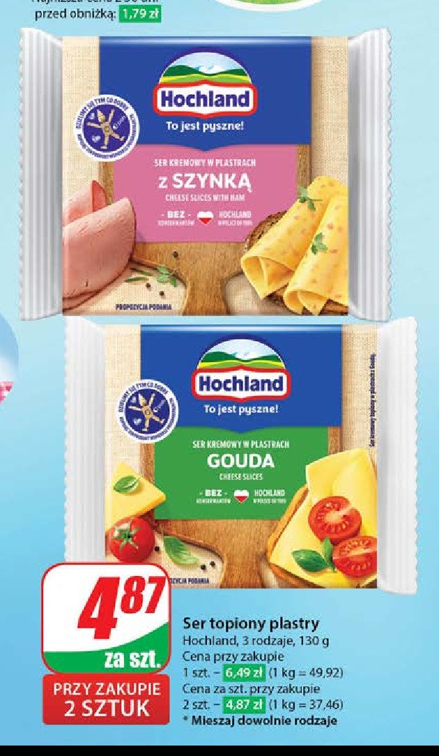 Ser topiony z szynk膮 Hochland promocja