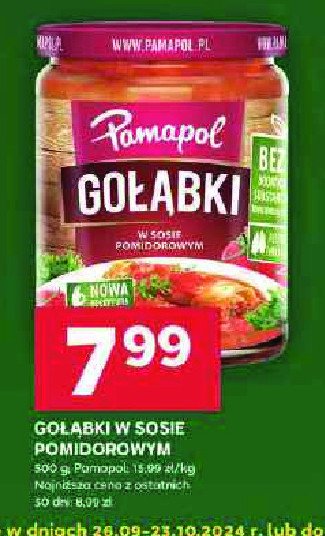 Gołąbki w sosie pomidorowym Pamapol promocja