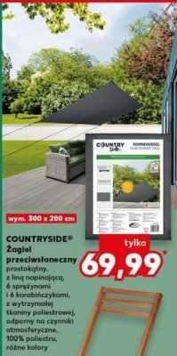 Żagiel przeciwsłoneczny 300 x 200 cm K-classic countryside promocja