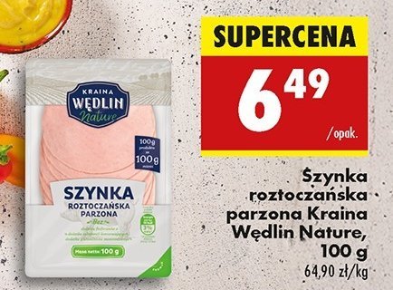 Szynka roztoczańska parzona Kraina wędlin nature promocja