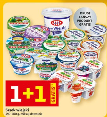 Serek wiejski naturalny Pilos promocja w Auchan