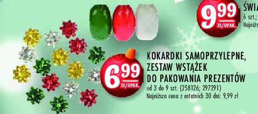 Kokardki samoprzylepne mini promocja