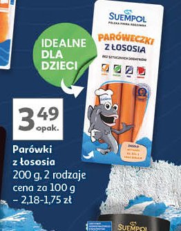 Parówki z łososia Suempol promocja