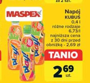 Nap贸j marchew-czerwona pomara艅cza-limetka Kubu艣 promocja