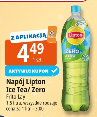 Napój Lipton Ice Tea/Zero Frito Lay promocja w Leclerc