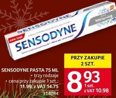 Pasta Sensodyne 75 ml promocja w Selgros