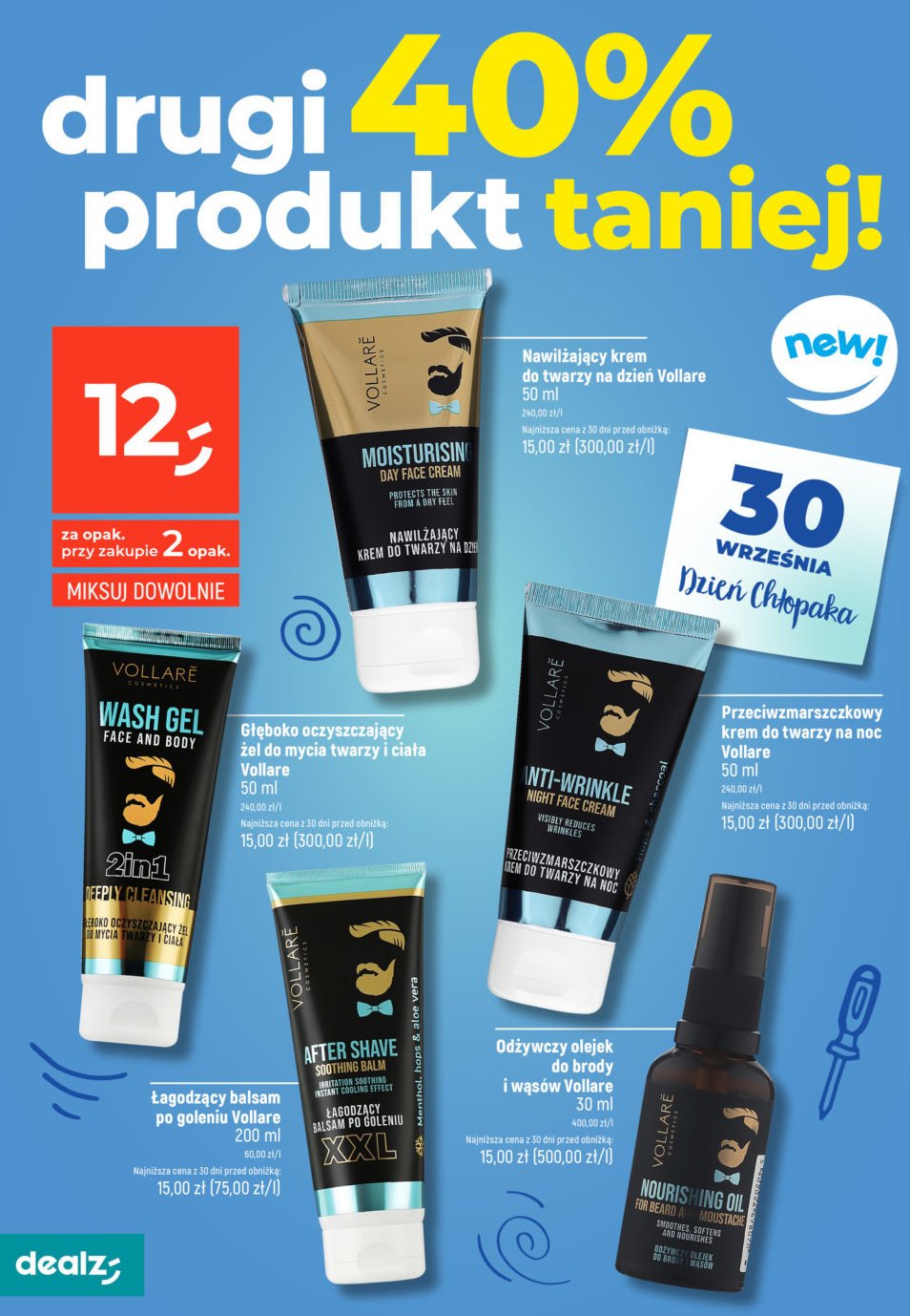 Olejek do brody i w膮s贸w Vollare promocja