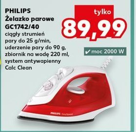 Żelazko gc1742/40 Philips promocja w Kaufland