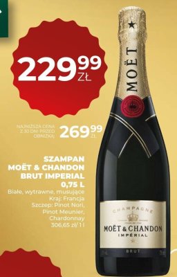 Szampan Moët & Chandon Brut Impérial 0,75 L promocja w Duży Ben