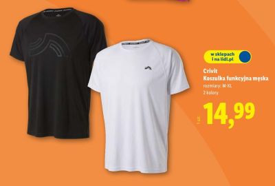 Koszulka funkcyjna męska Crivit promocja w Lidl