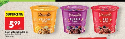 Bowl Vitanella, 80 g: Purple promocja w Biedronka