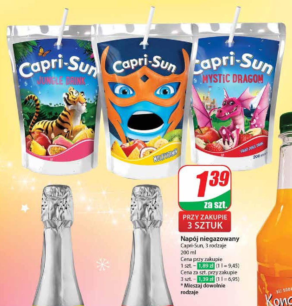 Napój jungle drink Capri-sun promocja