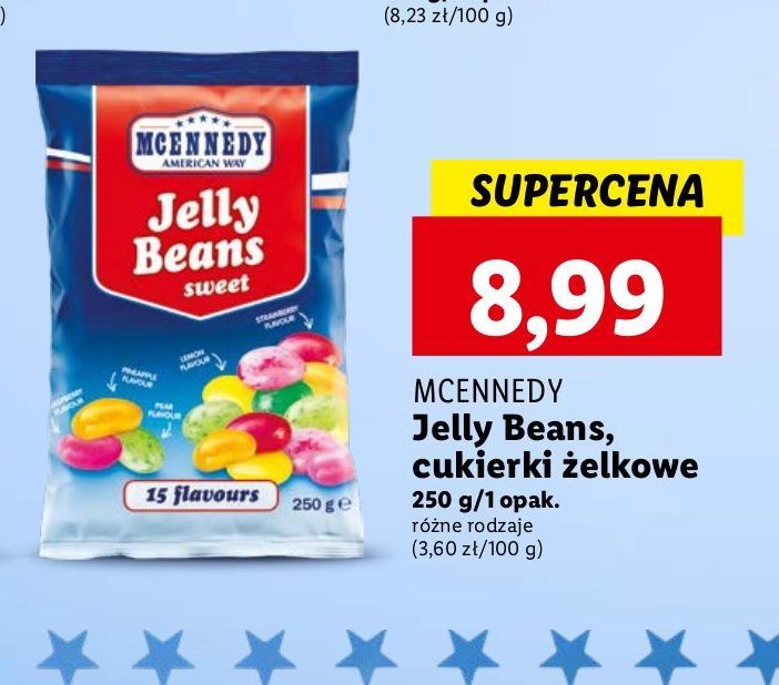 Cukierki jelly beans Mcennedy promocja