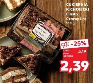 Ciasto czarny las Chojecki promocja