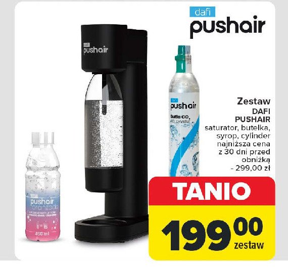 Saturator pushair biały Dafi promocja