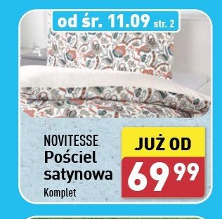 Komplet pościeli satynowej 140 x 200 cm Novitesse promocja