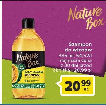 Szampon do w艂os贸w daily cleanse Nature box promocja