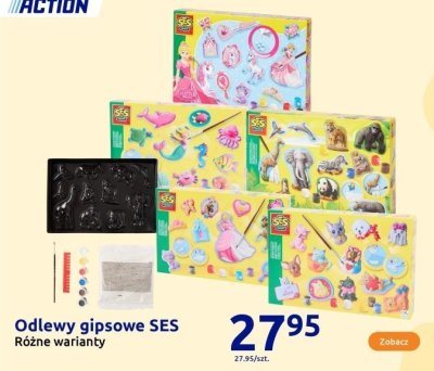 Odlewy gipsowe SES, różne warianty promocja w Action