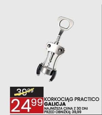 Korkociąg Practico Galicja promocja w Wafelek