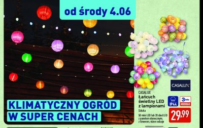 艁a艅cuch 艣wietlny solarny led promocja