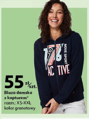 Bluza damska z kapturem xs-xxl Auchan inextenso promocja